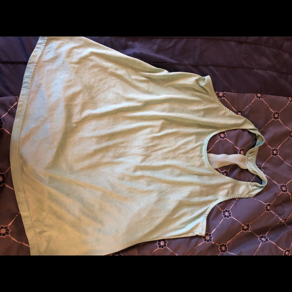 NWOT Mint green workout shirt